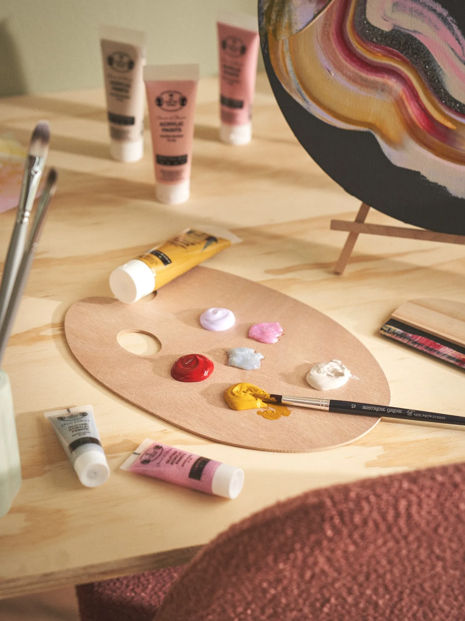 Acryl-Glitzerfarben-Set