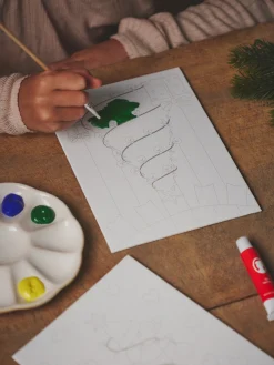 Bedruckte Leinwand
