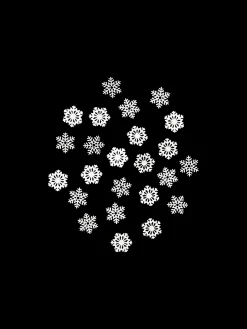 Deko-Schneeflocken
