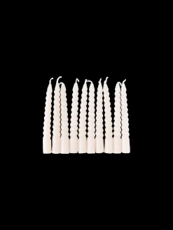 Gedrehte Kerzen 10 Cm 10 Stck.