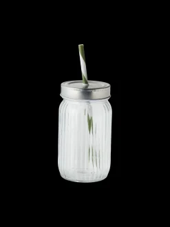 Glas Mit Strohhalm