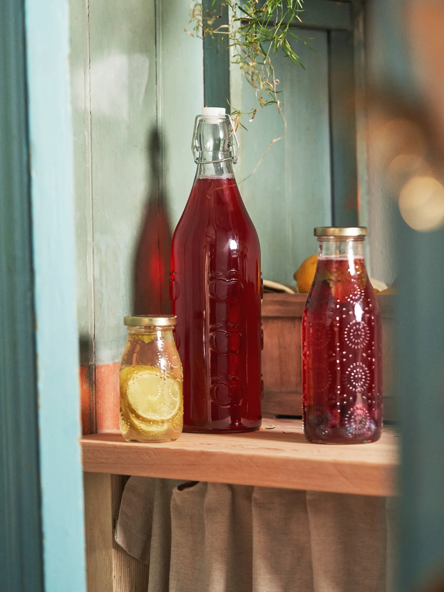 Glasflasche 1 L