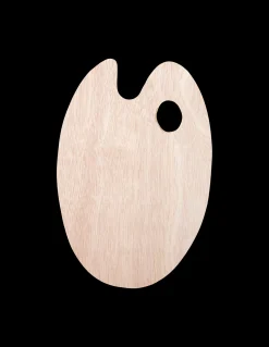 Malpalette Aus Holz
