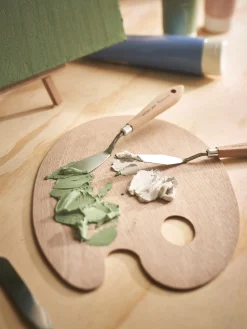 Malpalette Aus Holz