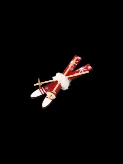 Miniatur-Ski-Set