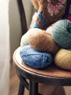 Mohair-Nylon-Garn