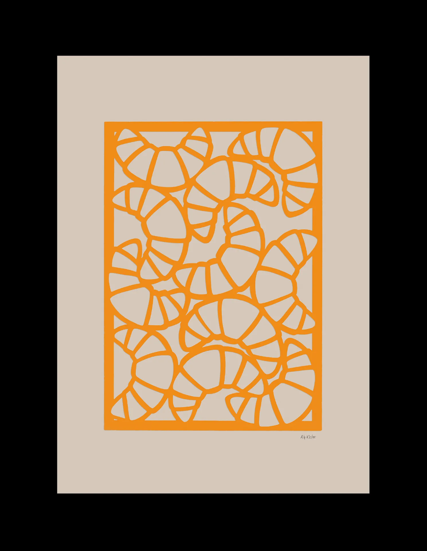 Poster Croissants 50 X 70