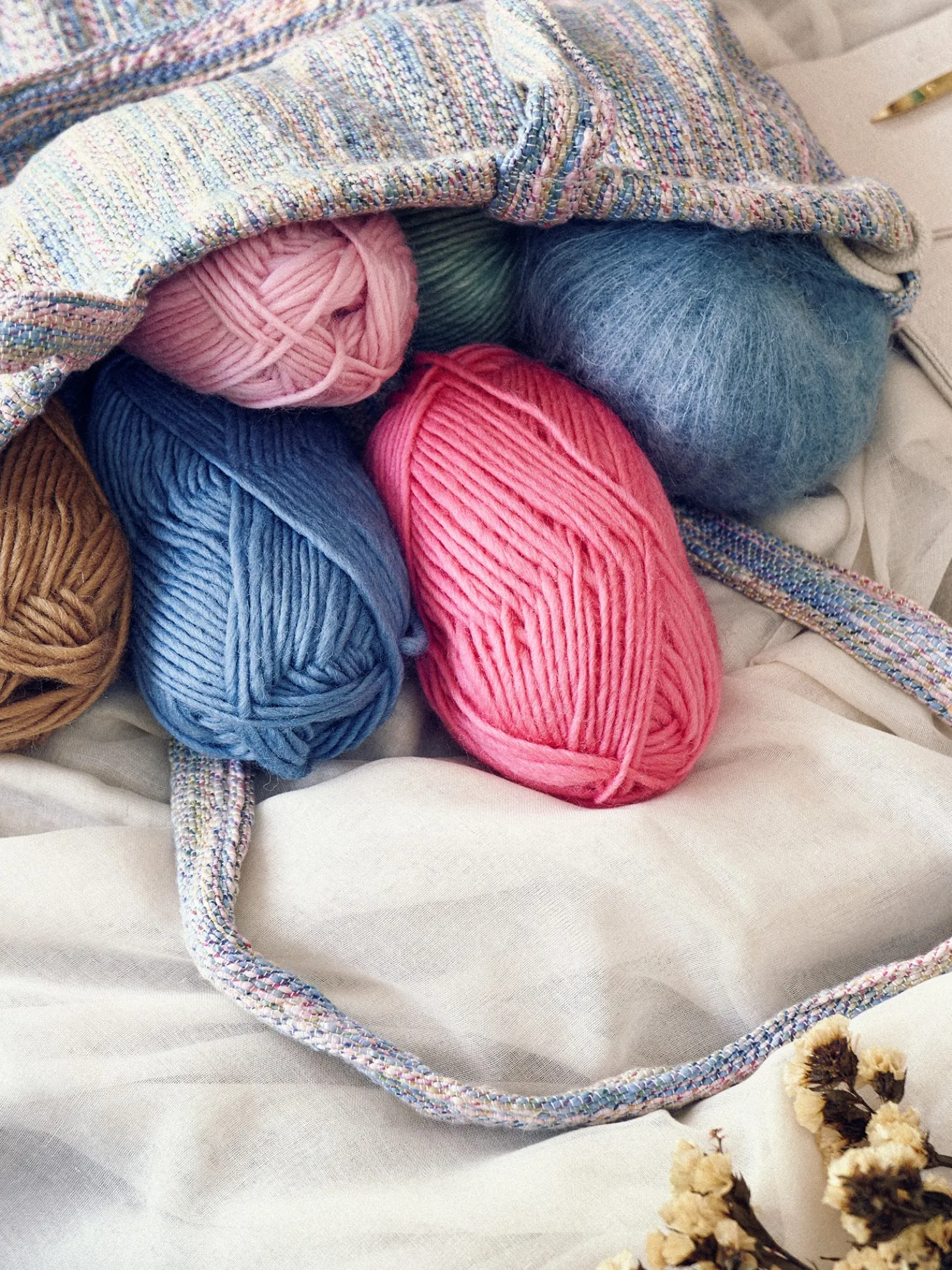 Strickwolle
