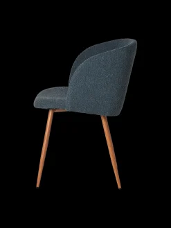 Stuhl Mit Bouclé-Stoff