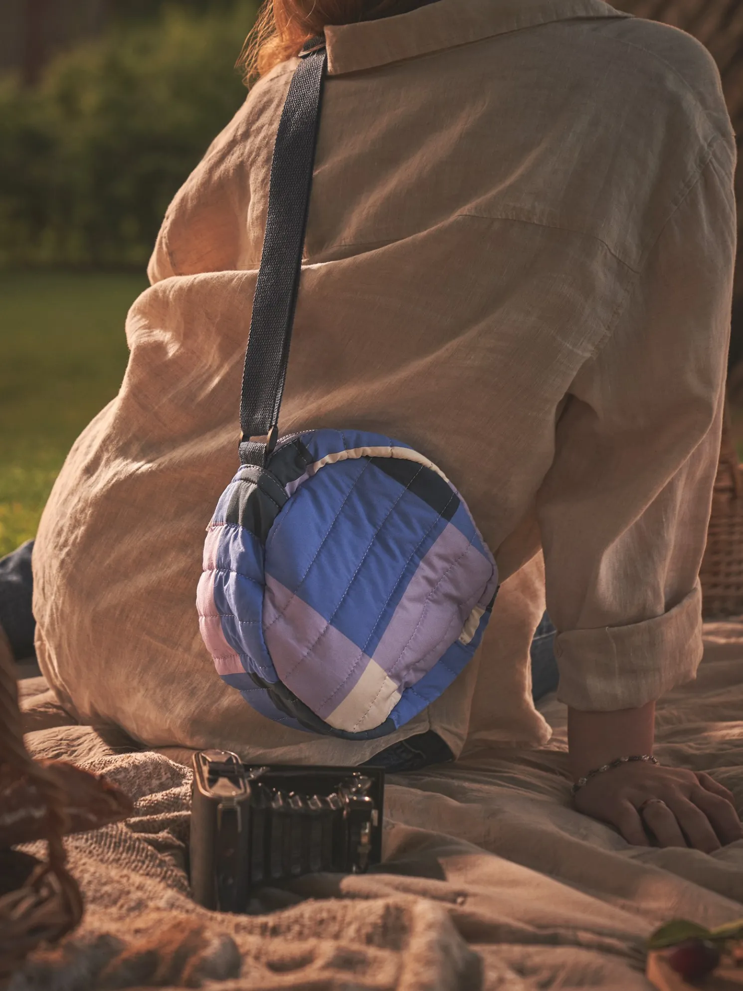 Umhängetasche Mit Patchwork-Muster