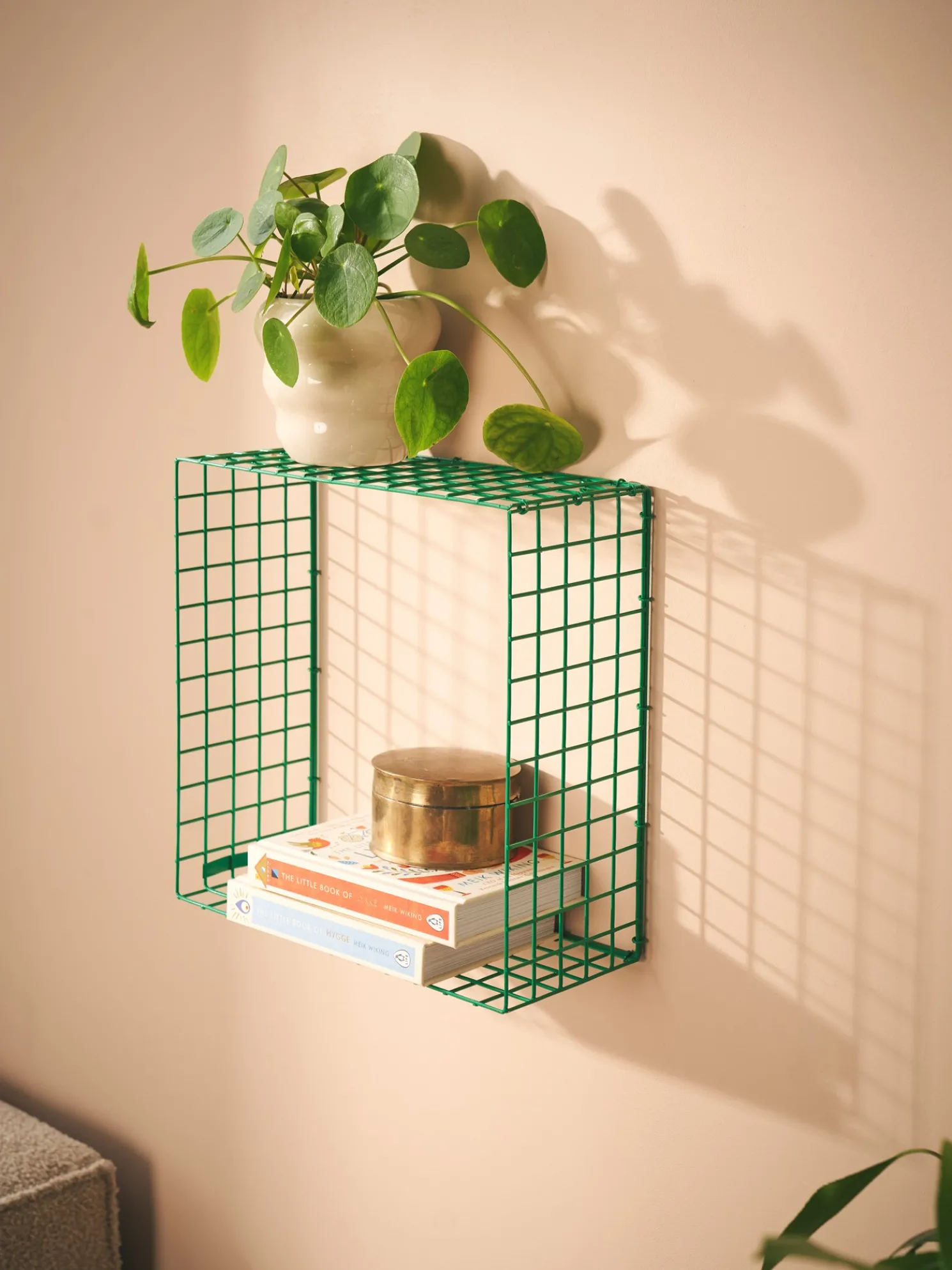 WIRE SQUARE Wandregal